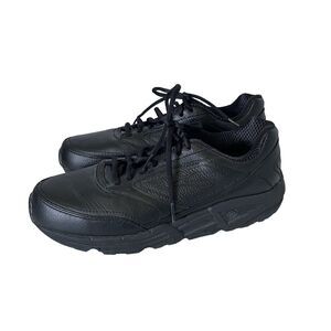 Brooks Addiction Walker 2 Walking Shoes Supportive Black Leather Size 10 Narrow